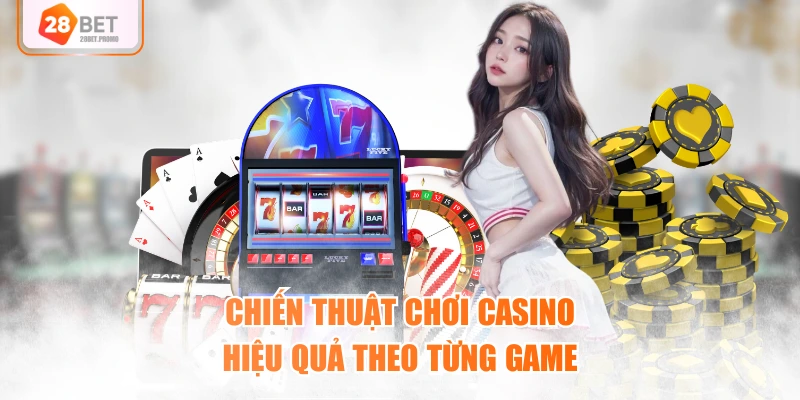 Chiến thuật chơi casino hiệu quả theo từng game