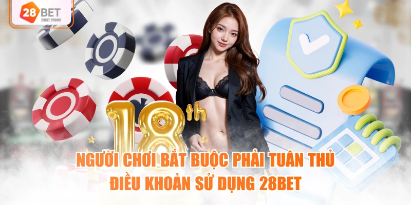 Người chơi bắt buộc phải tuân thủ điều khoản sử dụng 28BET